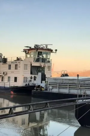 Marine Service technician at work